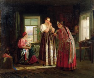 Préparation avant une fête, 1869 - Vasily Maximov